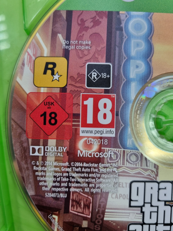 Игра Xbox One GTA V