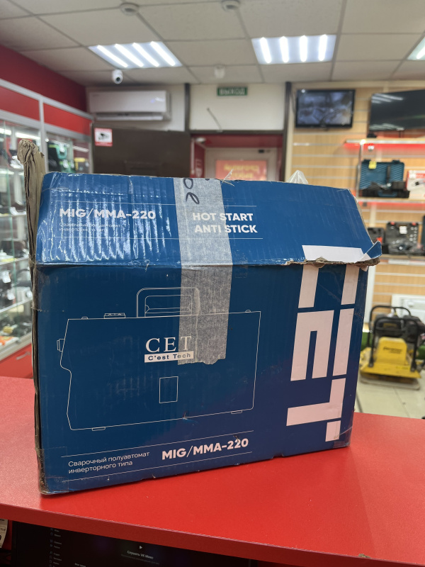 Инверторный полуавтомат (MIG-MAG) CET mma-220a lux