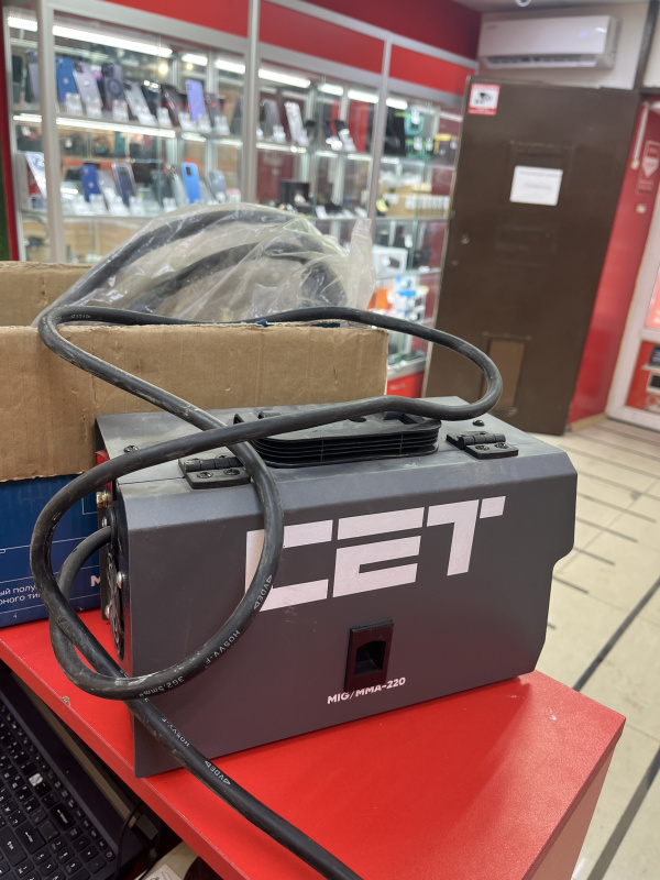 Инверторный полуавтомат (MIG-MAG) CET mma-220a lux