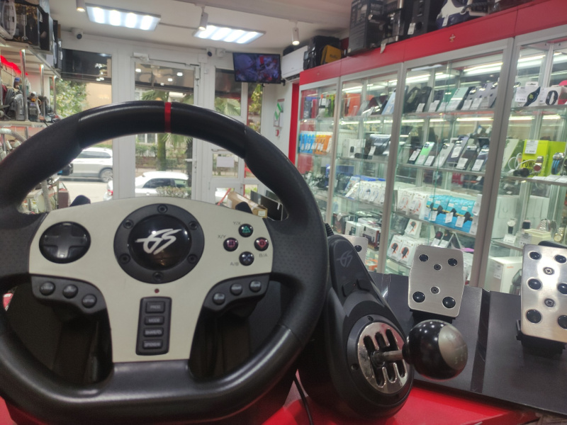 Игровая приставка DEXP руль wheelman pro gt