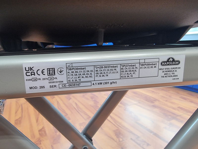 ГРИЛЬ ГАЗОВЫЙ   NAPOLEON TQ285X-1